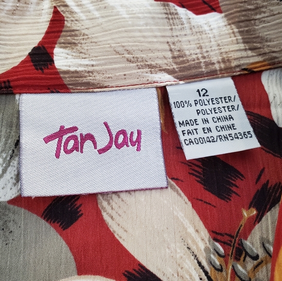 Vintage Short Sleeved Floral Button Up Shirt - Picture 3 of 3